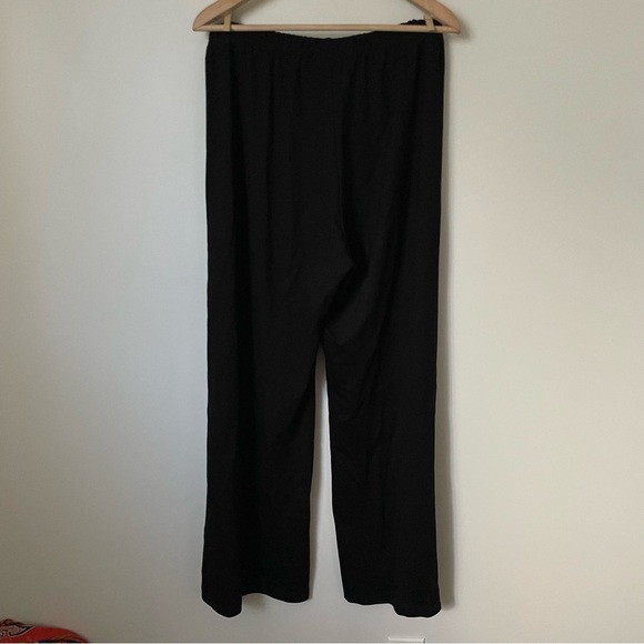 Bryn Walker Modal Wide Leg Stretch Pants Pull On Elastic Waist Black Size XL - Picture 6 of 6